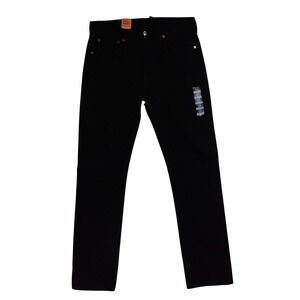 Levi Strauss Original Fit 501 Straight Leg Button Fly Mens 34 36 Black‎ NEW